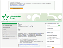 Tablet Screenshot of miljosamverkansverige.se